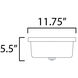 Fuller 2 Light 11.75 inch Satin Nickel Flush Mount Ceiling Light in White
