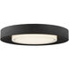 Sean Lavin Hilo LED 16.6 inch Nightshade Black Flush Mount Ceiling Light, Integrated LED