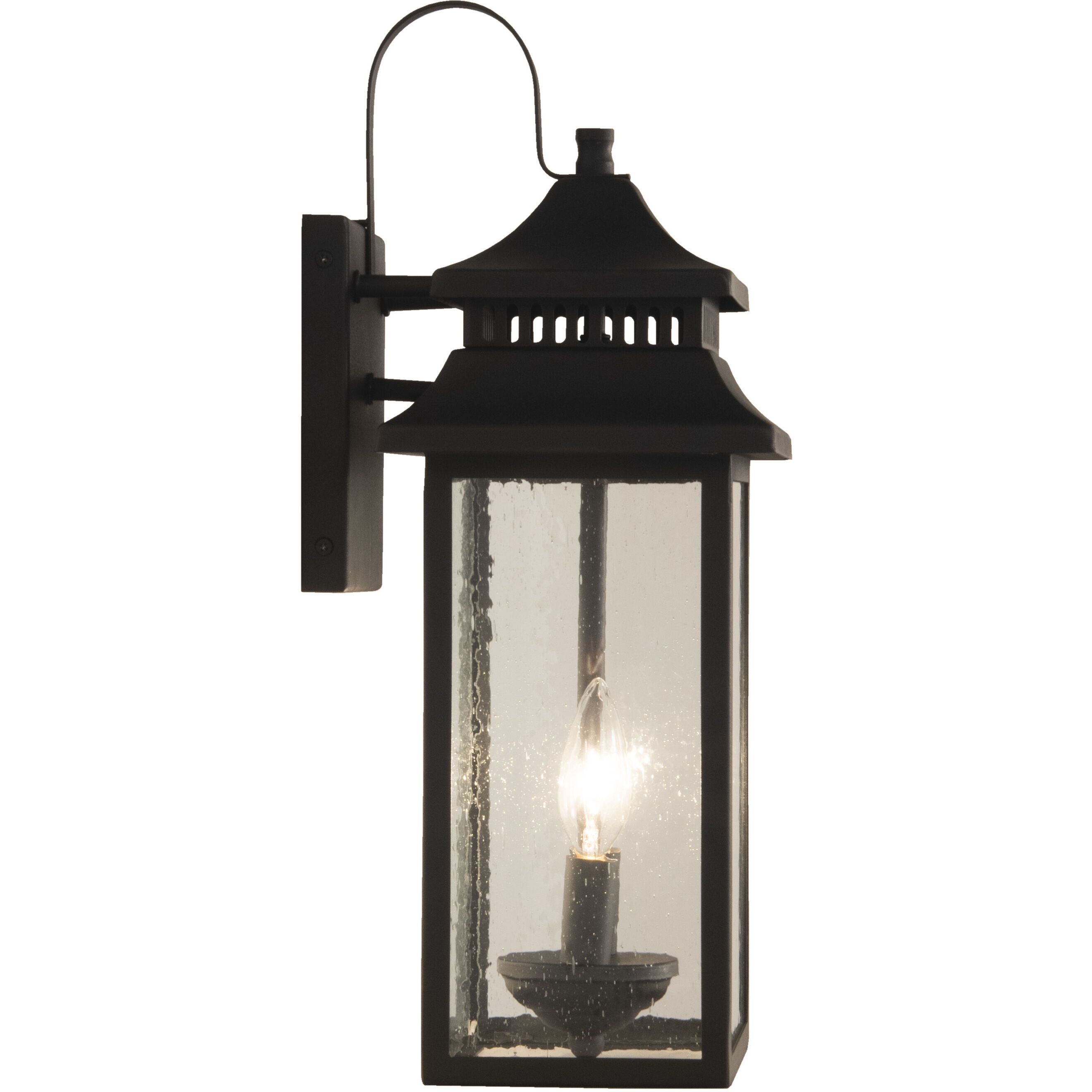 Crossbend 2 Light 19 inch Textured Black Outdoor Wall Mount in Textured Matte Black