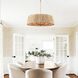 Cabana 6 Light 26 inch Lacquered Gold Pendant Ceiling Light