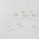 Julie Neill Clementine LED 52.75 inch Plaster White Tiered Chandelier Ceiling Light