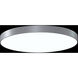 Pi LED 30 inch Bright Satin Aluminum Flush Mount Ceiling Light