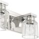 Dryden 2 Light 15 inch Polished Nickel Vanity Light Wall Light