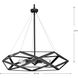 Saucedo 5 Light 24.5 inch Matte Black Pendant Ceiling Light, Design Series