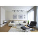 Brentwood 120 Matte Black Track Lighting Ceiling Light