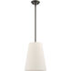 Prato 1 Light 11 inch Bronze Pendant Ceiling Light
