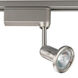 Track Lighting 1 Light Brushed Nickel Miniature Halogen Track Head Ceiling Light