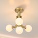 Stockholm LED 16 inch Champagne Gold Convertible Pendant Ceiling Light