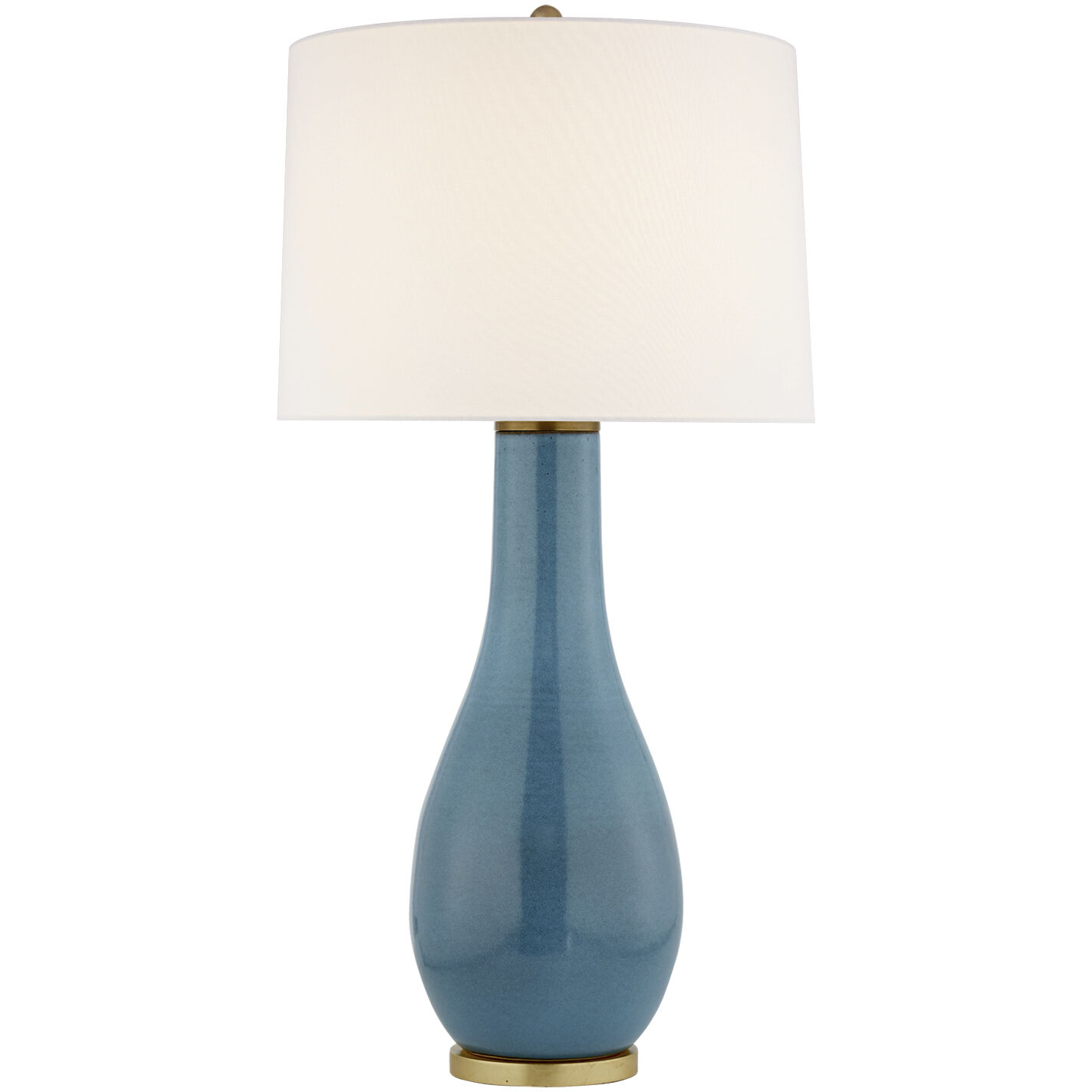 Visual Comfort Signature Collection Chapman & Myers Orson 33 inch 150.00 watt Oslo Blue Table Lamp Portable Light CHA8655OSB-L - Open Box