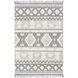 Cheyenne 72 X 48 inch Charcoal/Ivory/White/Cream Rugs