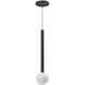Elixir Pendant Ceiling Light in Black