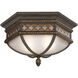 Chateau Outdoor 2 Light 21 inch Bronze Outdoor Flush Mount
