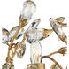 Crystal Bud 24 Light 57.5 inch Brass Ring Chandelier Ceiling Light, Grande