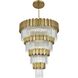 Willow 27 Light 40 inch Satin Gold Chandelier Ceiling Light