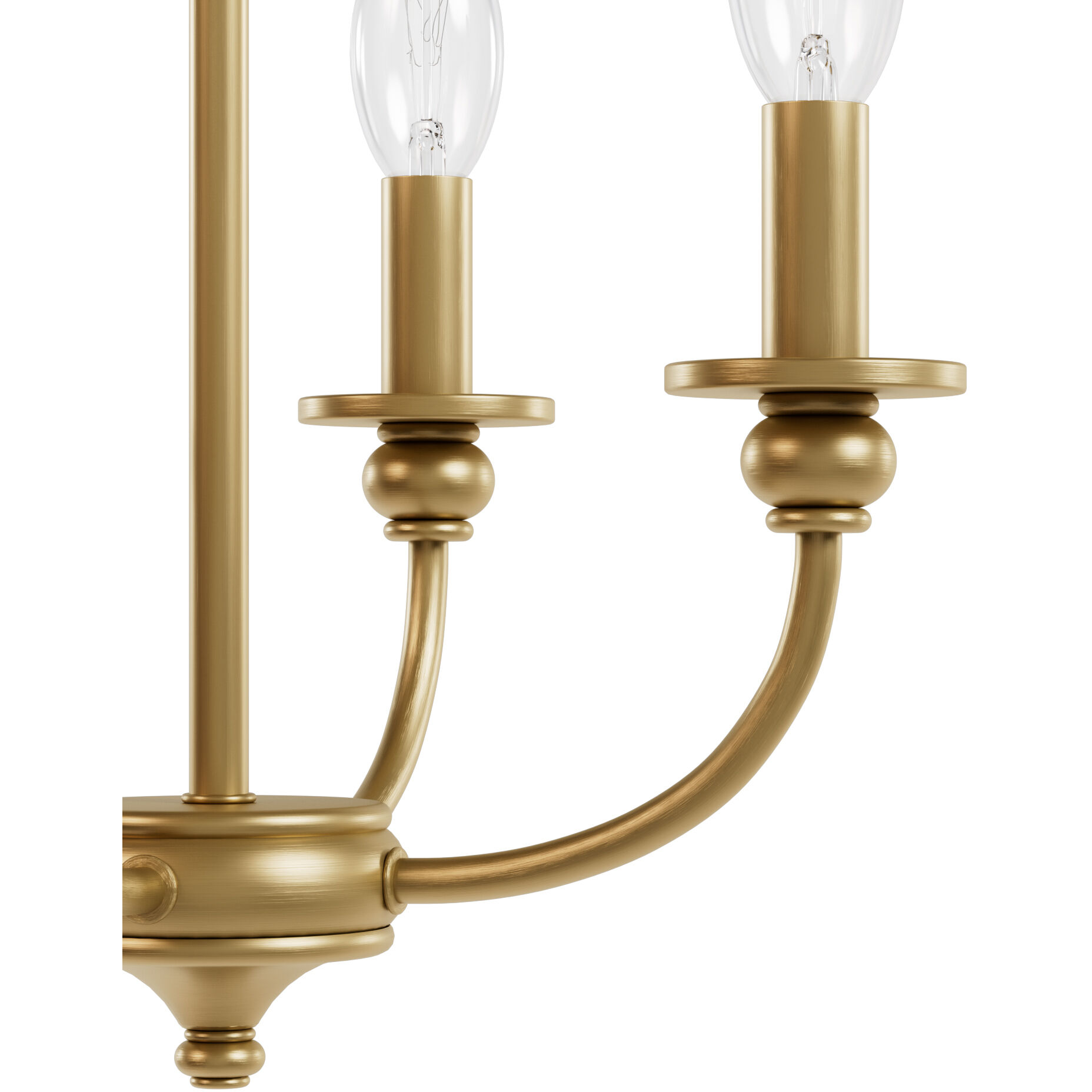 Southcrest 4 Light 13 inch Luxe Gold Semi Flush Mount Ceiling Light