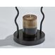 Twirl 13.5 inch 50 watt Black Candle Warmer Desk Lamp Portable Light, Simplee Adesso