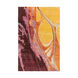 Brought to Light 36 X 24 inch Green and Red Area Rug, Wool
