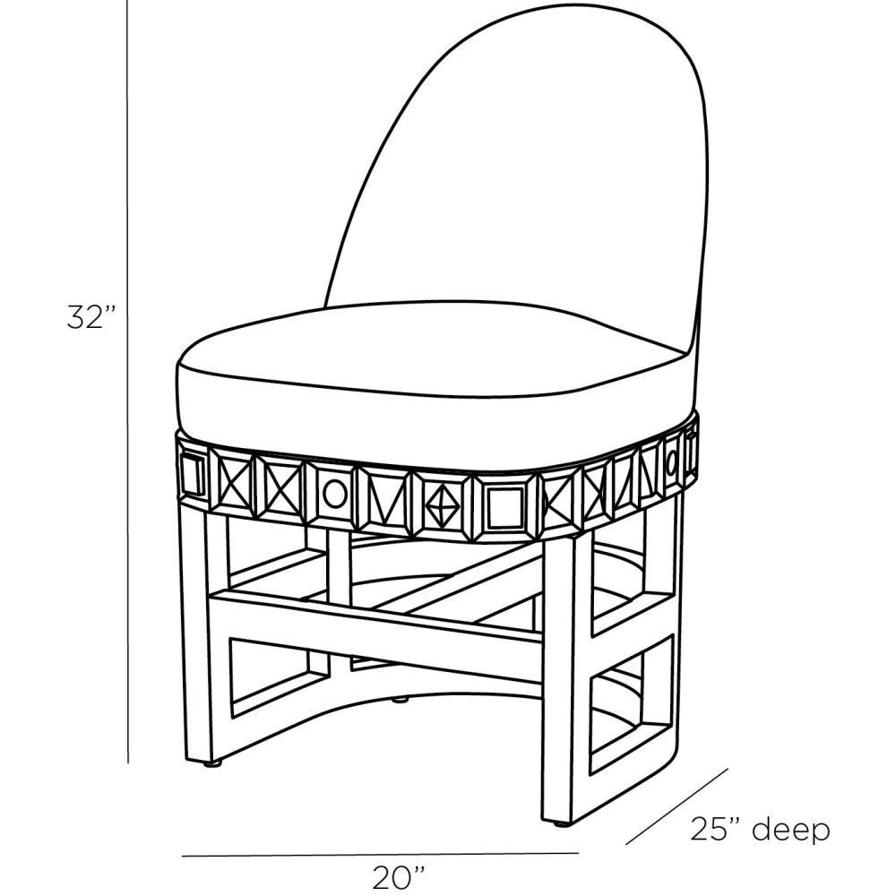 Vargueno White Chair