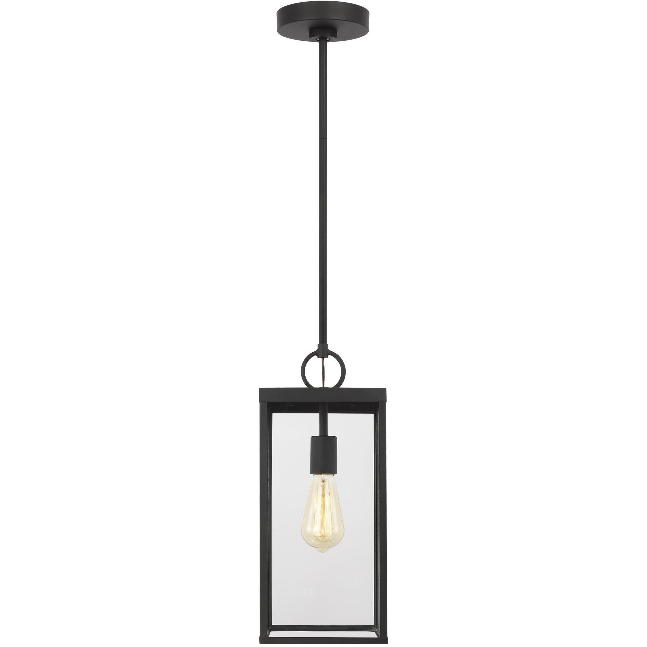 Drew & Jonathan Scott Howell 1 Light 7 inch Textured Black Outdoor Pendant Lantern