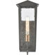 Marquis 1 Light 18 inch Matte Black Outdoor Sconce