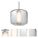 Niles 10 LED Satin Nickel Stem Pendant Ceiling Light