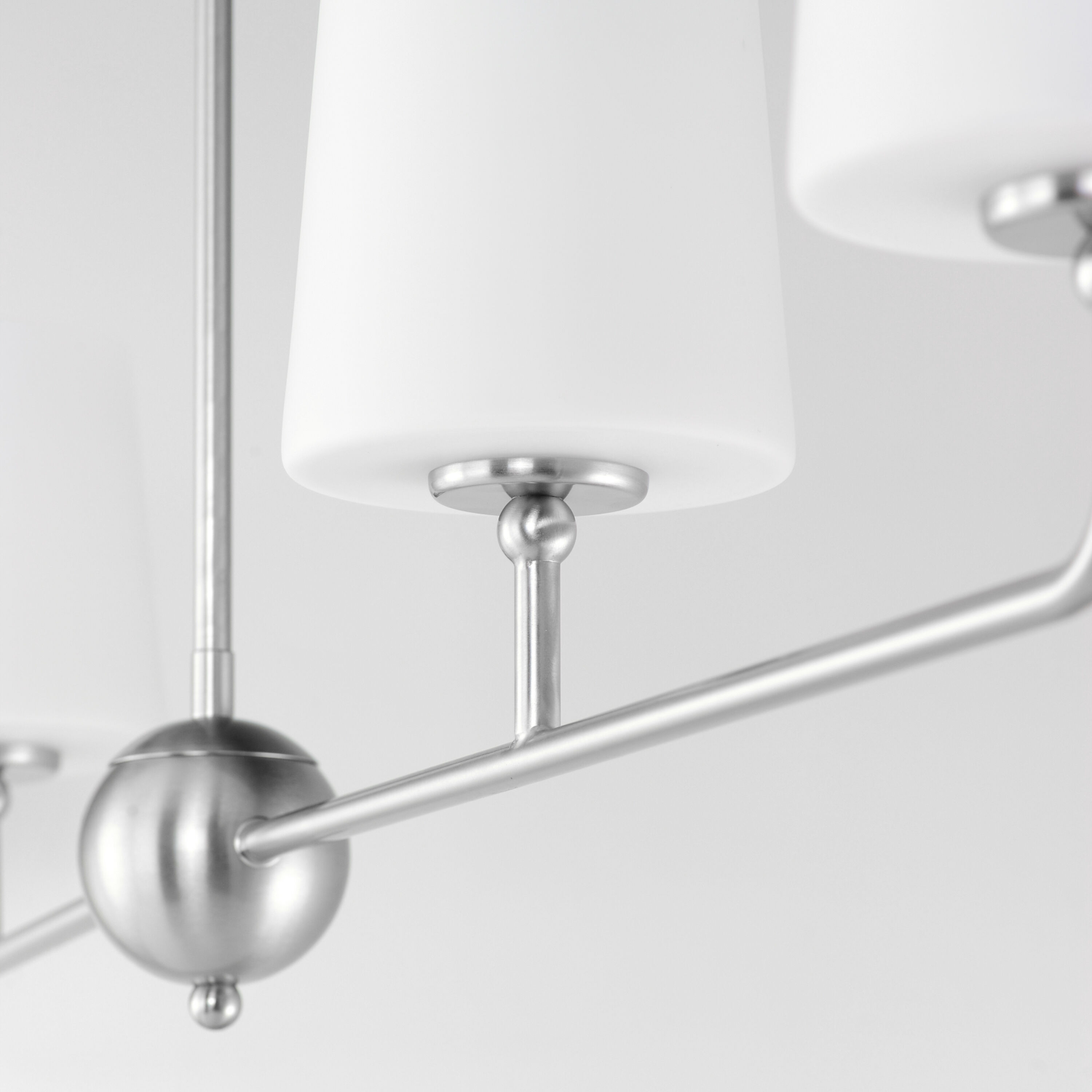 Bristol 4 Light 48 inch Satin Nickel Linear Pendant Ceiling Light