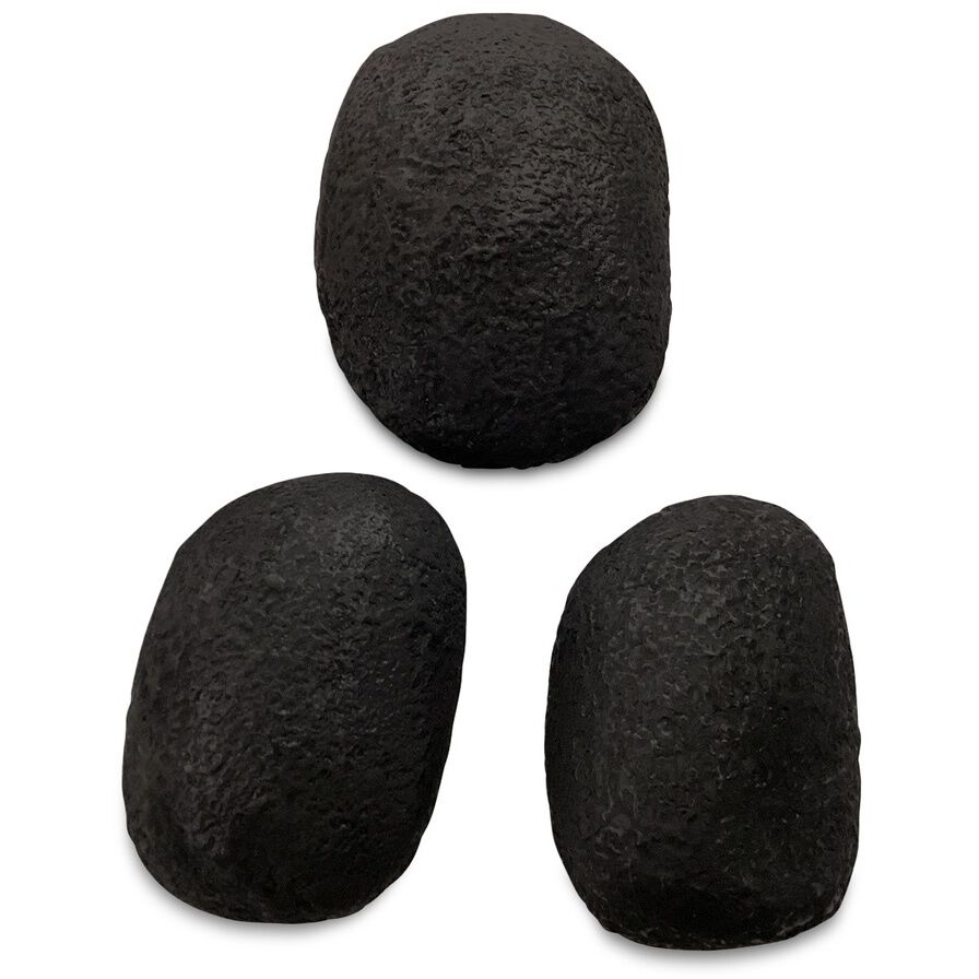 Breton Black Wall Sculpture, Set of 3