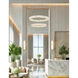 Alabaster Rocks Collection - Medley Family LED 5.5 inch Alabaster Rocks ADA Wall Sconce Wall Light in 3.5" D x 5.5" W x 17" H, EVOLV
