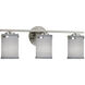 Textile LED 23 inch Brushed Nickel Bath Bar Wall Light