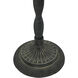 Anita 25.4 X 10.4 inch Black and Brown Side Table