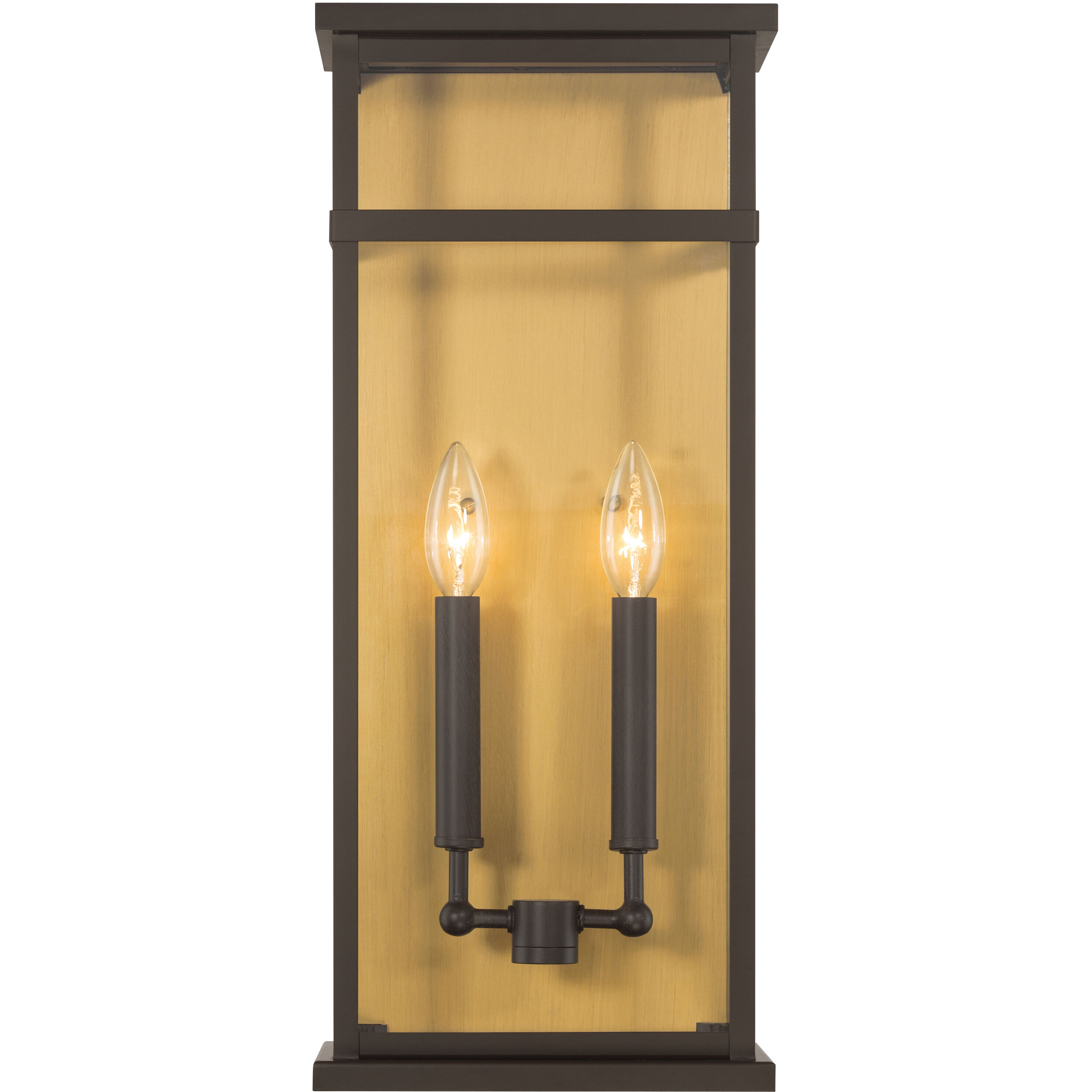 Briarlane 2 Light 20 inch Painted Legacy Brass and Dark Bronze Outdoor Wall Sconce
