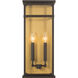 Briarlane 2 Light 20 inch Painted Legacy Brass and Dark Bronze Outdoor Wall Sconce