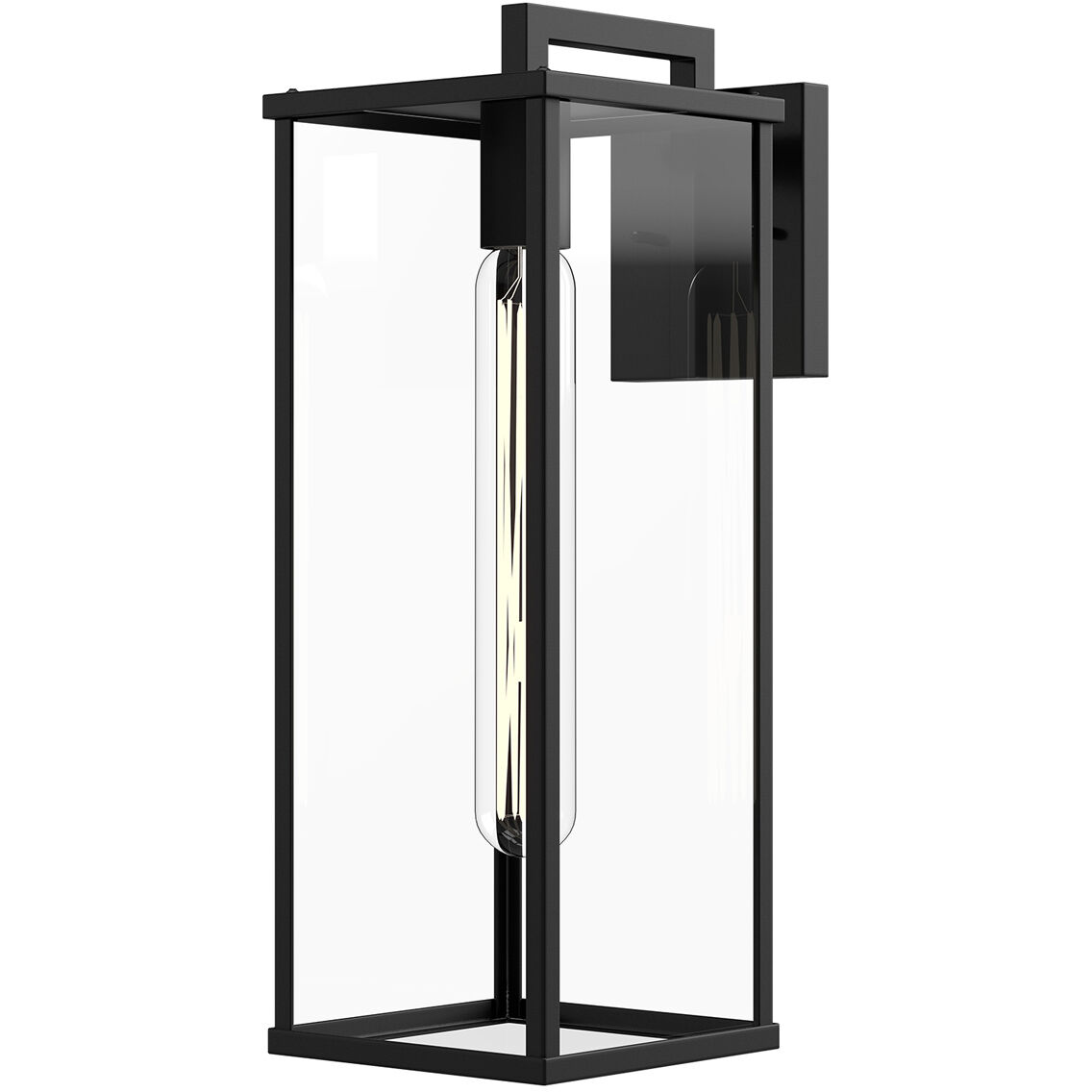 Alora Mood Brentwood 1 Light 17.63 inch Textured Black Exterior Wall Sconce