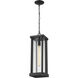 Glenwood 1 Light 7.5 inch Black Outdoor Chain Mount Ceiling Fixture