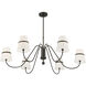 Althia 6 Light 43.75 inch Textured Dark Bronze Chandelier Ceiling Light