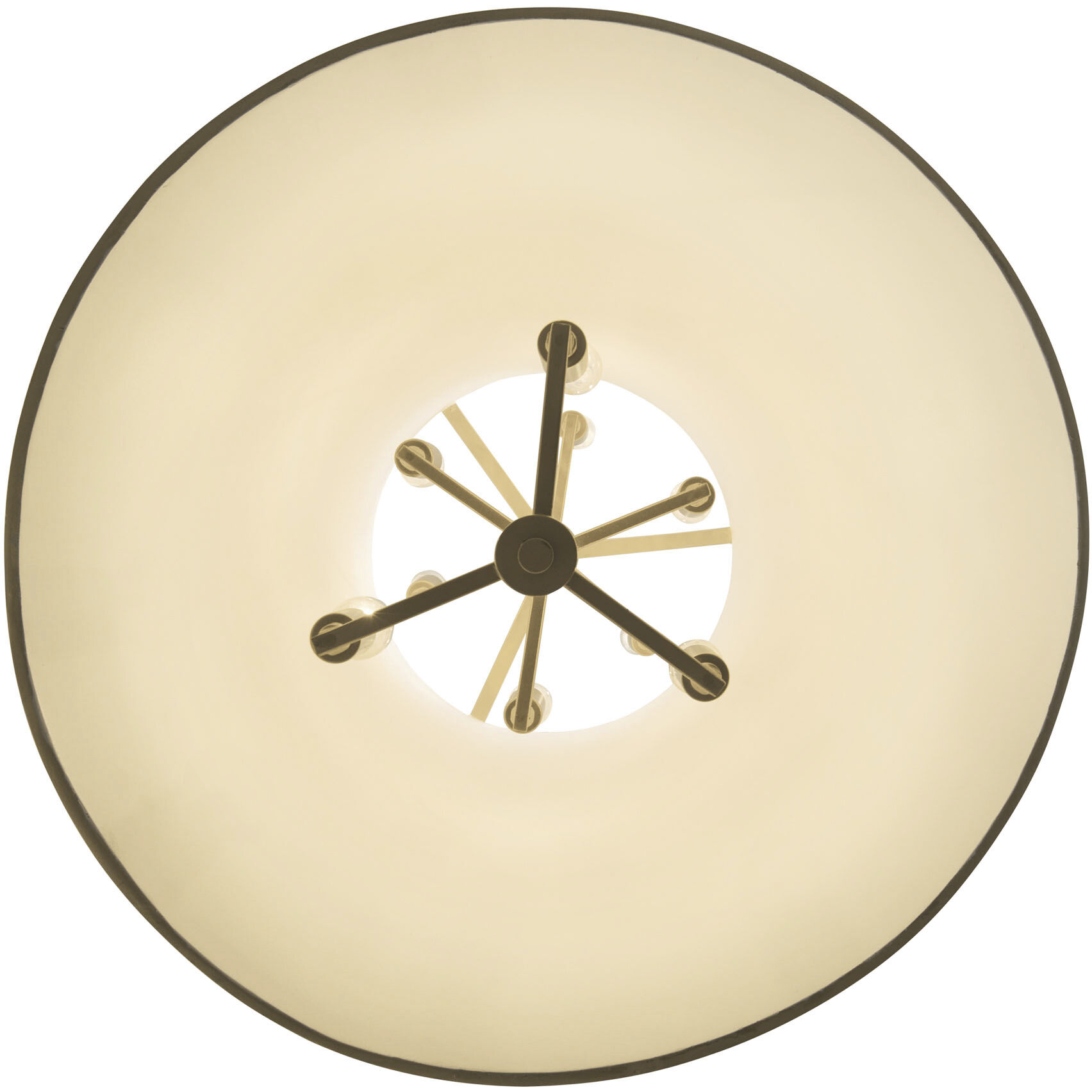 Coco 9 Light 20 inch Matte White/French Gold Foyer Pendant Ceiling Light