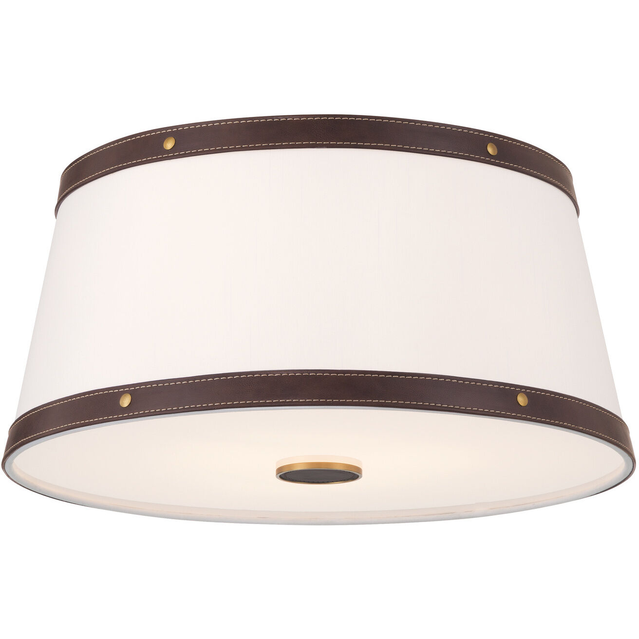 Callahan 3 Light 17 inch Luxe Gold Flush Ceiling Light