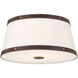 Callahan 3 Light 17 inch Luxe Gold Flush Ceiling Light