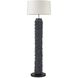 Aukland 150.00 watt Matte Blue Gray Floor Lamp Portable Light