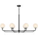 Whitehall Island Light Ceiling Light in Dark Matte Black