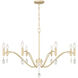 Aureline 8 Light 35.5 inch Aged Silver Chandelier Ceiling Light