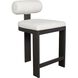 Bolster Back 38.5 inch Java Black and Oyster White Outdoor Counter Stool