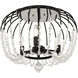Voliere 3 Light 18.25 inch Matte Black Semi-Flush Mount Ceiling Light