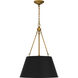 Aberdale 4 Light 19 inch Matte Black Pendant Ceiling Light