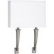 Sheridan 1 Light 6 inch Satin Nickel ADA Wall Sconce Wall Light