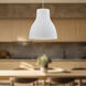 Cradle Pendant Ceiling Light in White