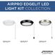 Air Pro Edgelit LED LED Matte Black Fan Light Kit