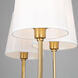 Rhythm LED 27.6 inch Brushed Gold Chandelier Ceiling Light
