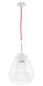 Piastre 1 Light 11 inch White Pendant Ceiling Light