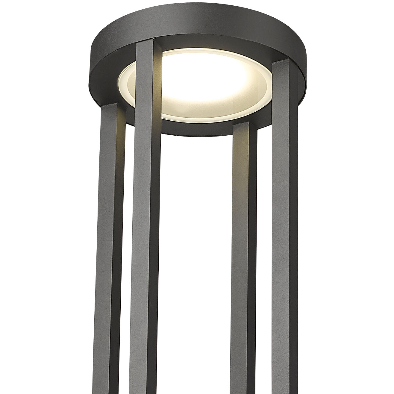 Leland LED 97.25 inch Sand Black Outdoor Post Mounted Fixture